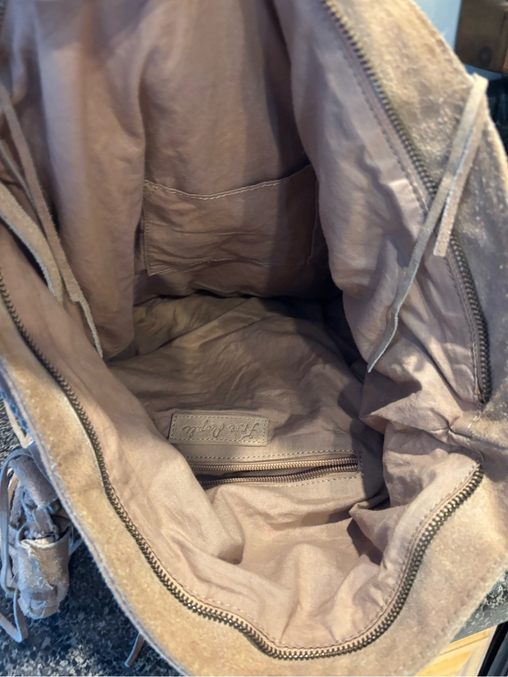 Free people suede tote bag - Picture 5 of 7
